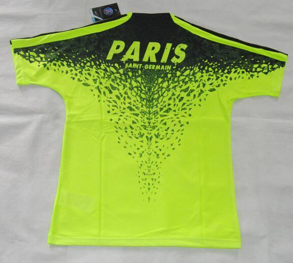 PSG 2015 Green Training Shirt - Click Image to Close